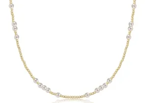 15" Choker Hope Unwritten - Pearl