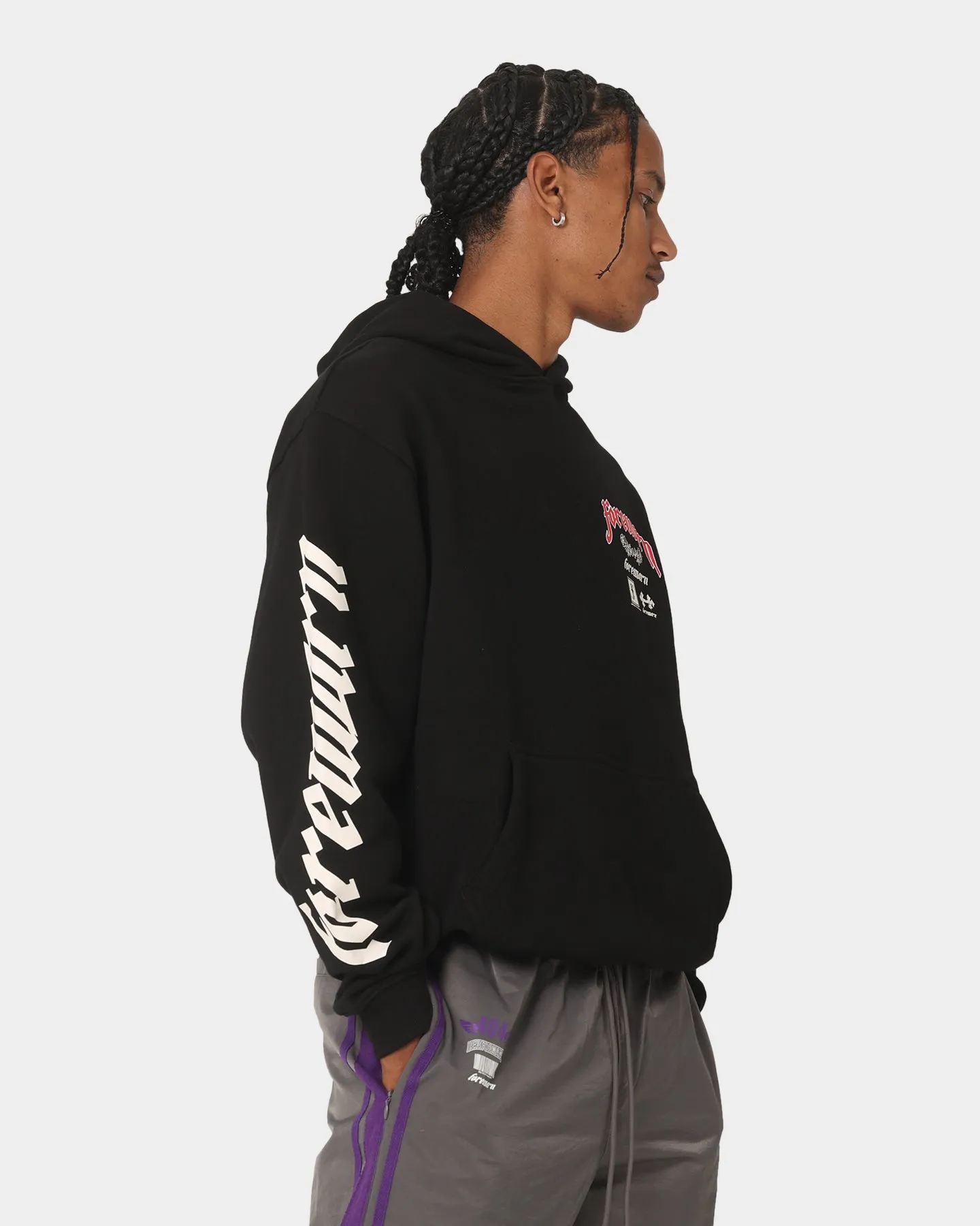 404 Forewarn Hoodie Black