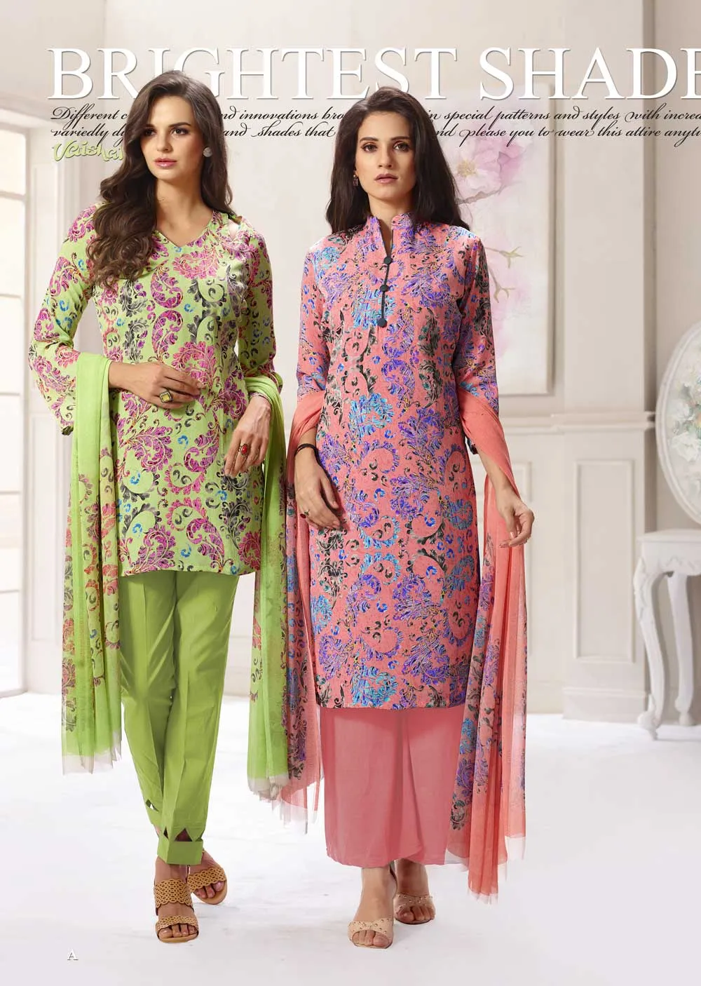 5417 - Unstitched - Vaishali Prints  A B