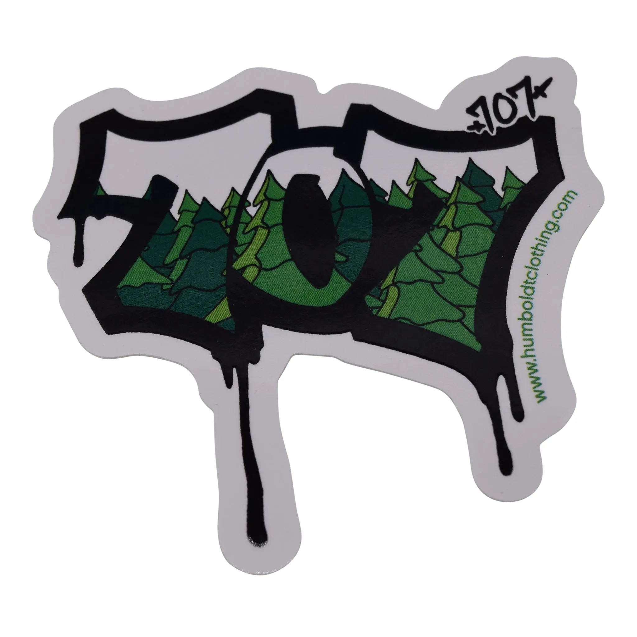 707 Trees Sticker