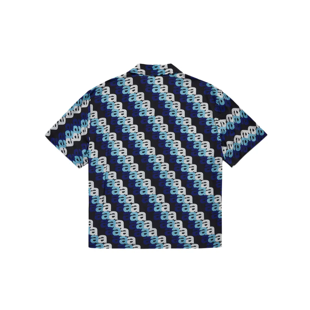 A Print Camp Shirt (Blue Multi)