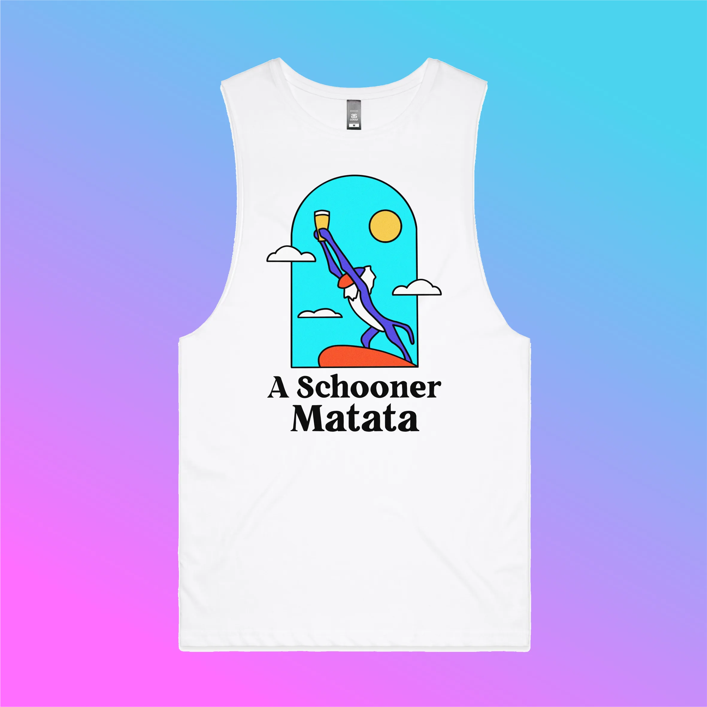 A SCHOONER MATATA TANK: FRONT ONLY