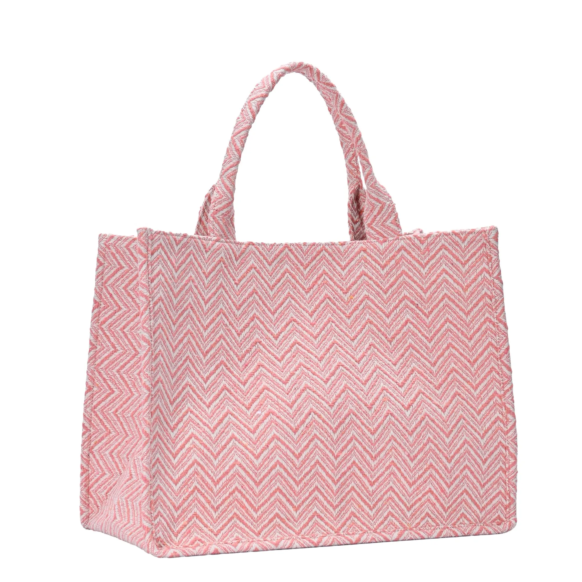 Adeline's Charm Crochet Cotton Canvas Book Tote Bag