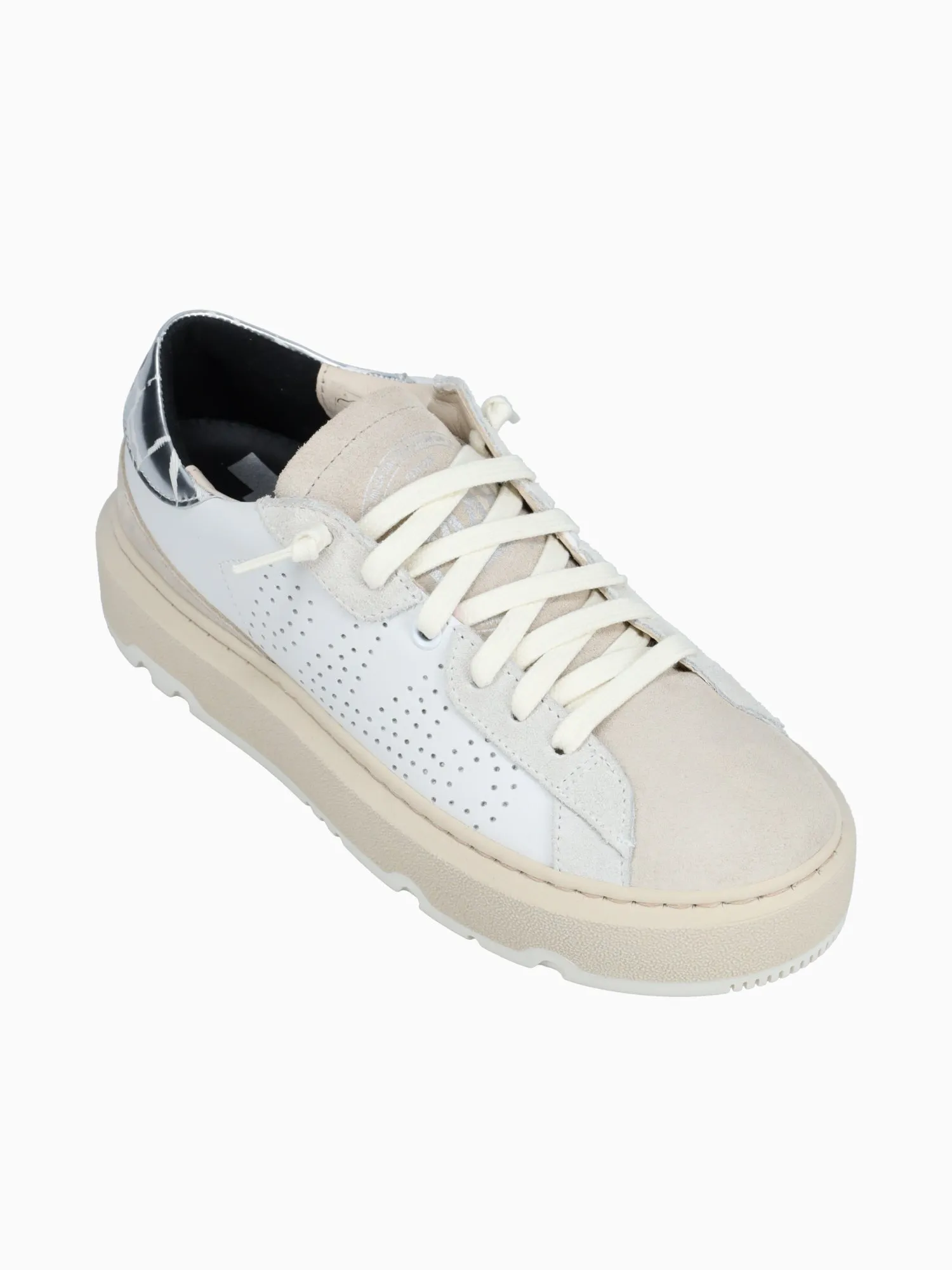 Aerialw White Beige leather