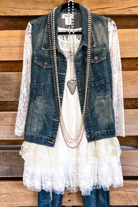 AHB EXCLUSIVE: Not So Unusual Vest - Denim - 100% COTTON