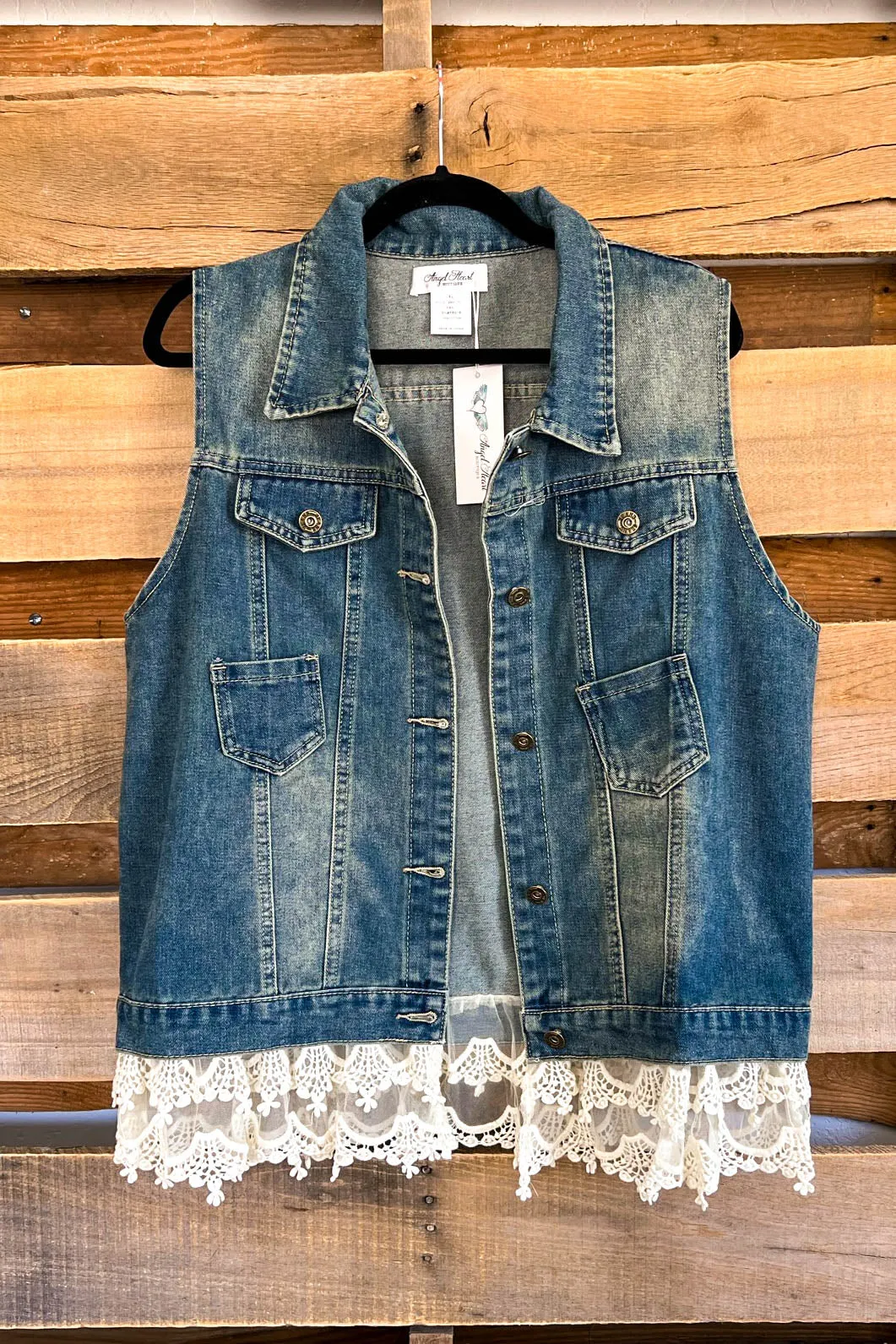 AHB EXCLUSIVE: Not So Unusual Vest - Denim - 100% COTTON