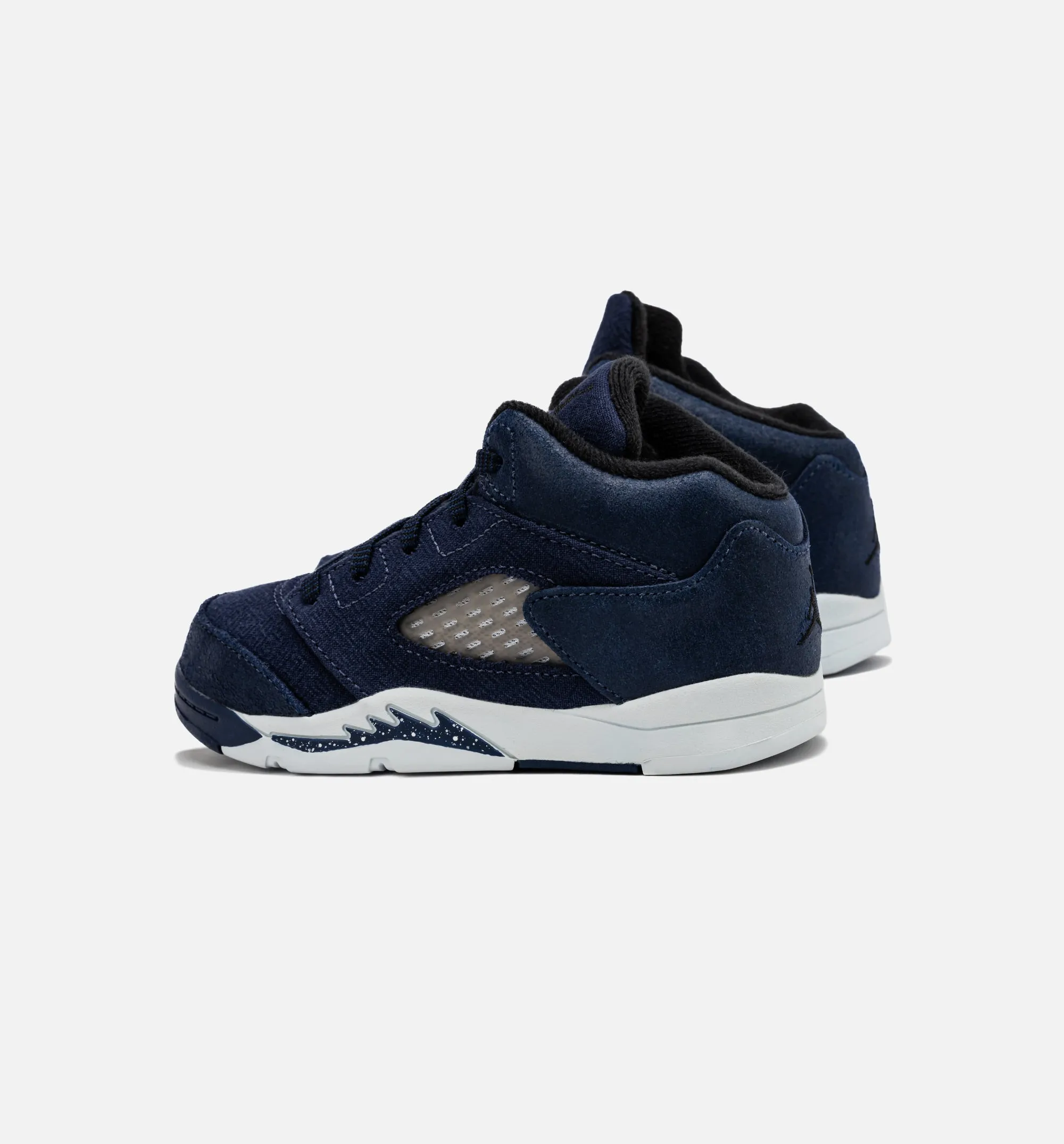 Air Jordan 5 Retro Midnight Navy Infant Toddler Lifestyle Shoe - Midnight Navy/Black/Football Grey