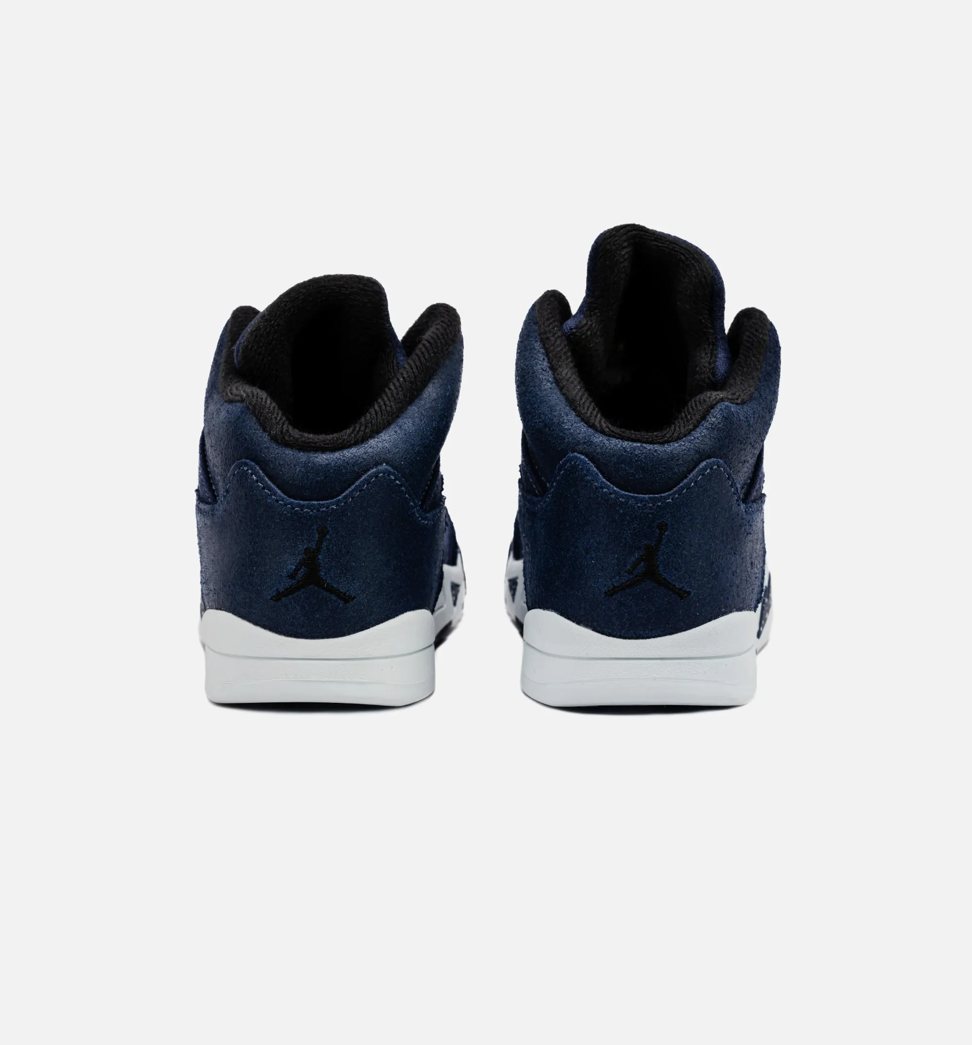 Air Jordan 5 Retro Midnight Navy Infant Toddler Lifestyle Shoe - Midnight Navy/Black/Football Grey