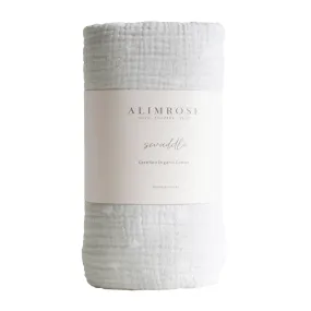 Alimrose - Baby Muslin Swaddle Starry Night - Dove Grey