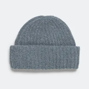 Alpaca Wool Short Beanie - Mouse Grey