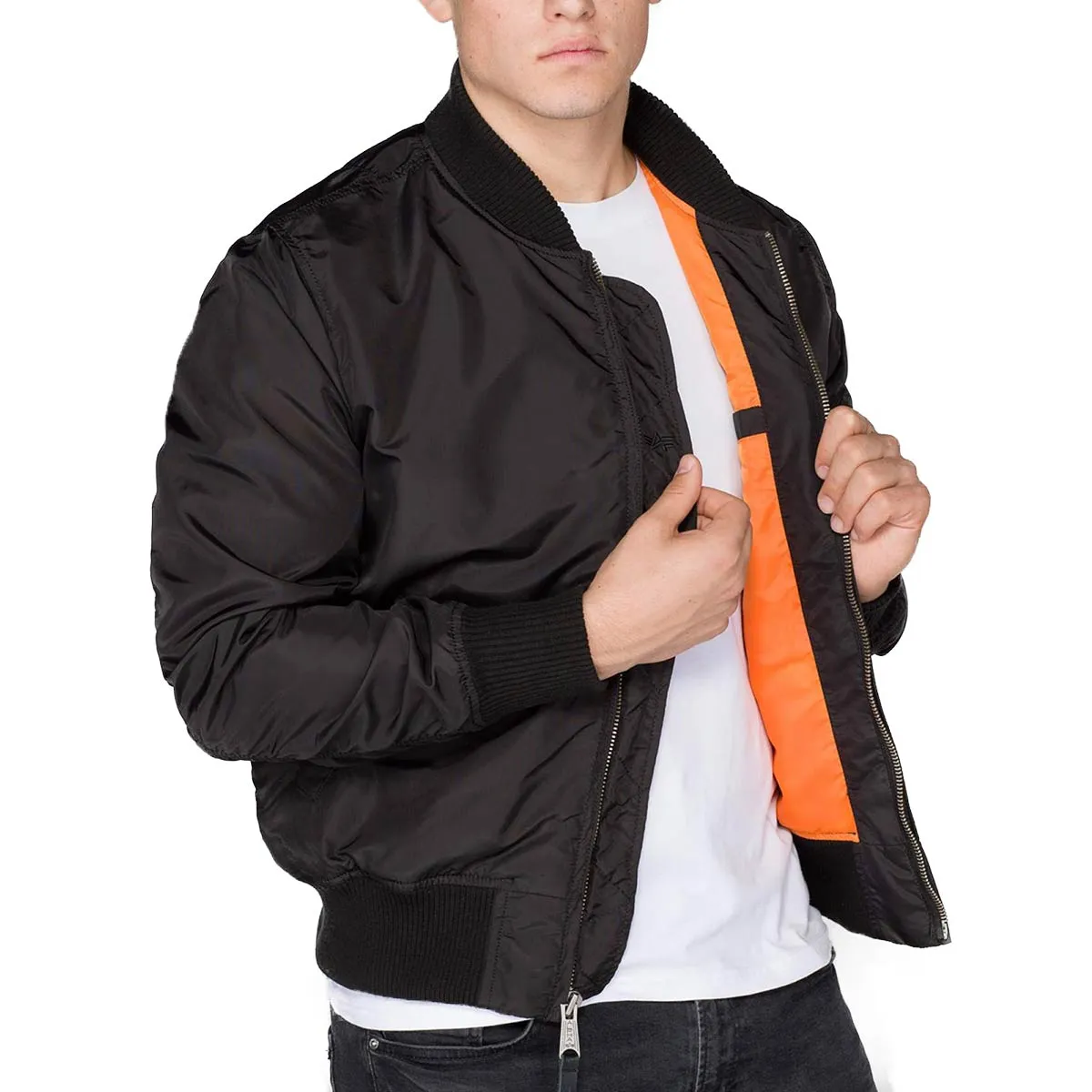 Alpha Industries MA-1 TT Flight Jacket Black