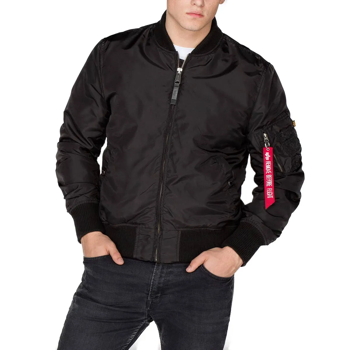 Alpha Industries MA-1 TT Flight Jacket Black