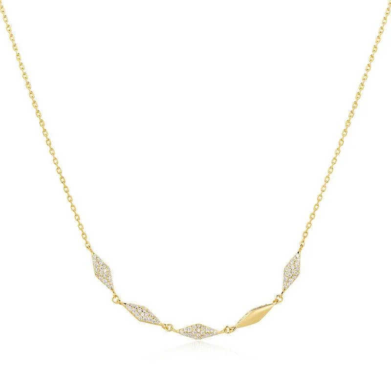 Ania Haie Gold Multi Sparkle Necklace