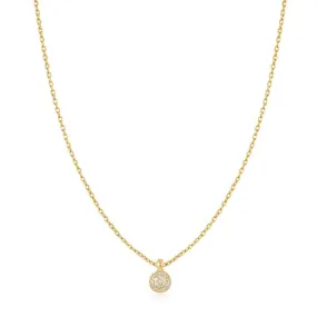 Ania Haie Gold Sphere Pave Necklace