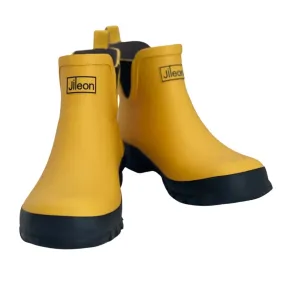 Ankle Wellies - Yellow Matt - Wide Foot