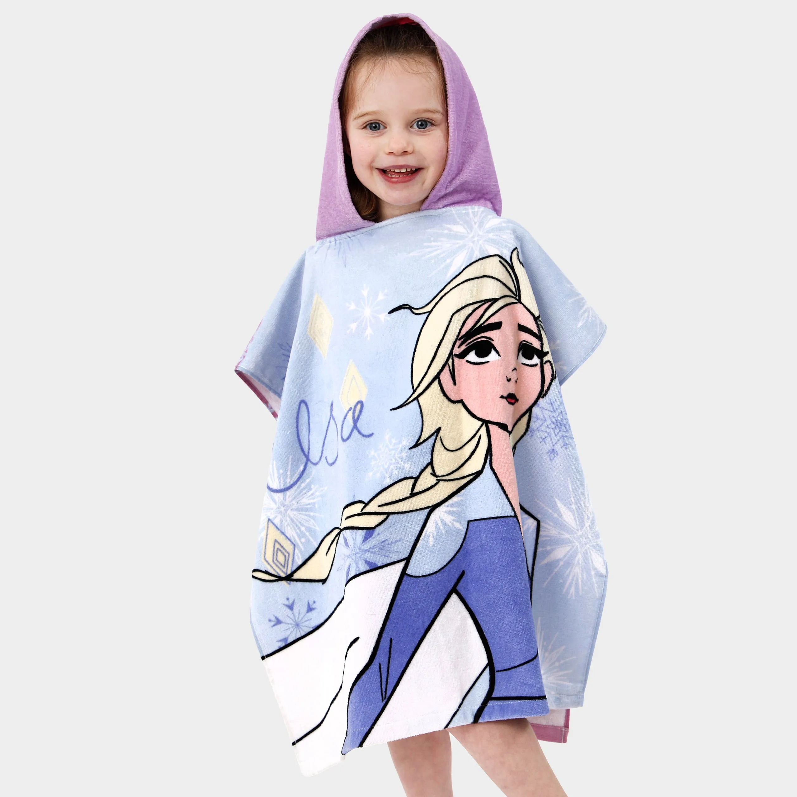 Anna And Elsa Disney Frozen Towel Poncho