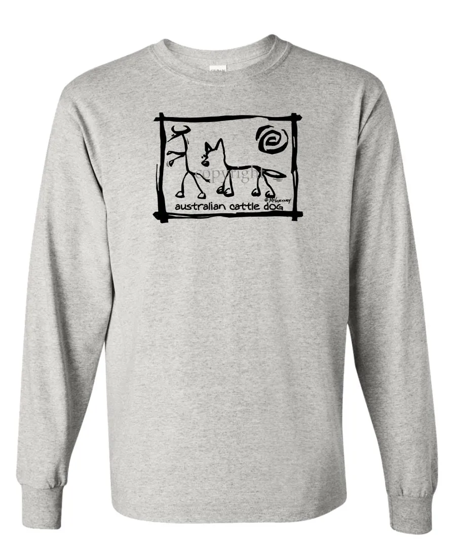 Australian Cattle Dog - Cavern Canine - Long Sleeve T-Shirt