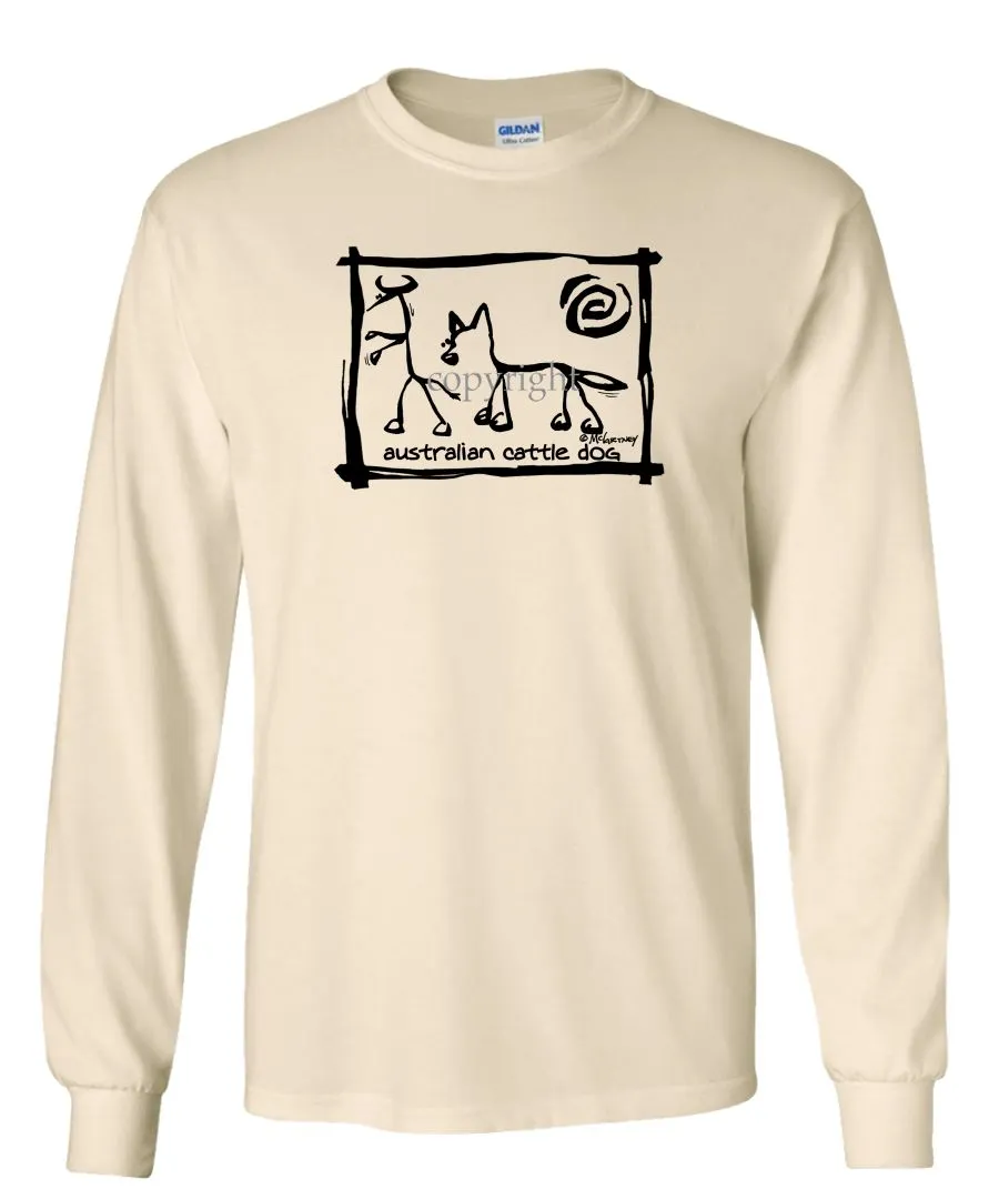 Australian Cattle Dog - Cavern Canine - Long Sleeve T-Shirt