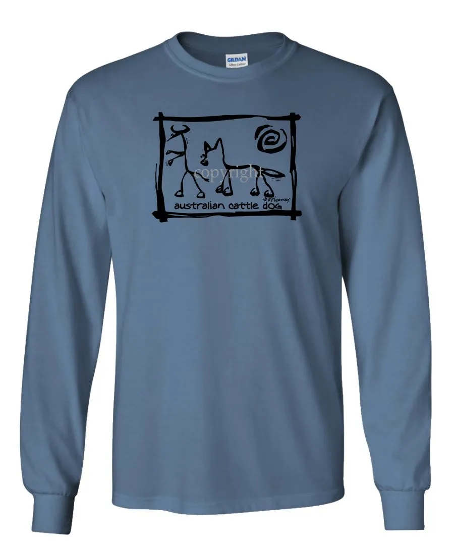 Australian Cattle Dog - Cavern Canine - Long Sleeve T-Shirt