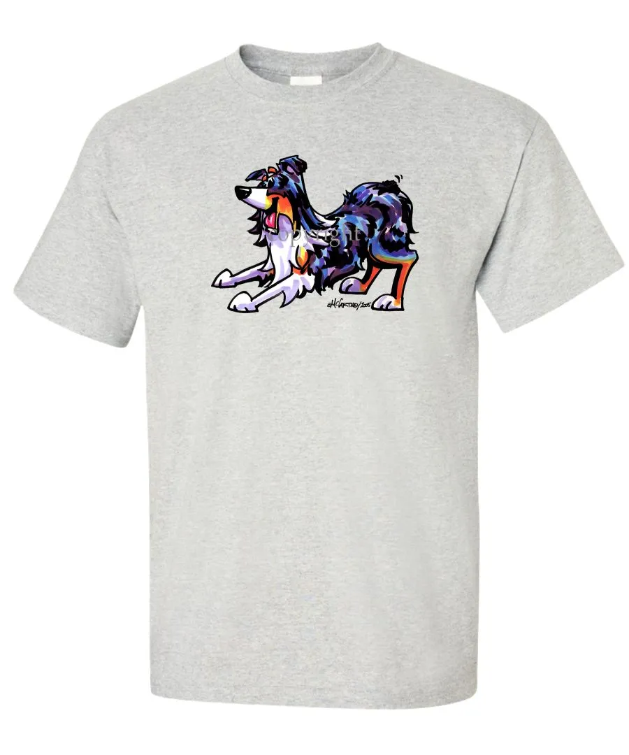 Australian Shepherd  Blue Merle - Cool Dog - T-Shirt