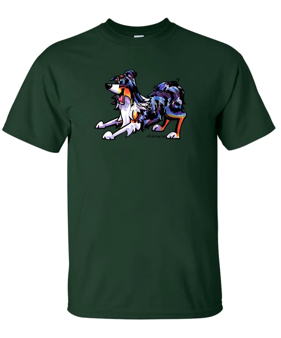 Australian Shepherd  Blue Merle - Cool Dog - T-Shirt