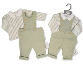 Baby Boys 2 pcs Dungaree Set (PK6) (NB-6m) BIS-2020-2587