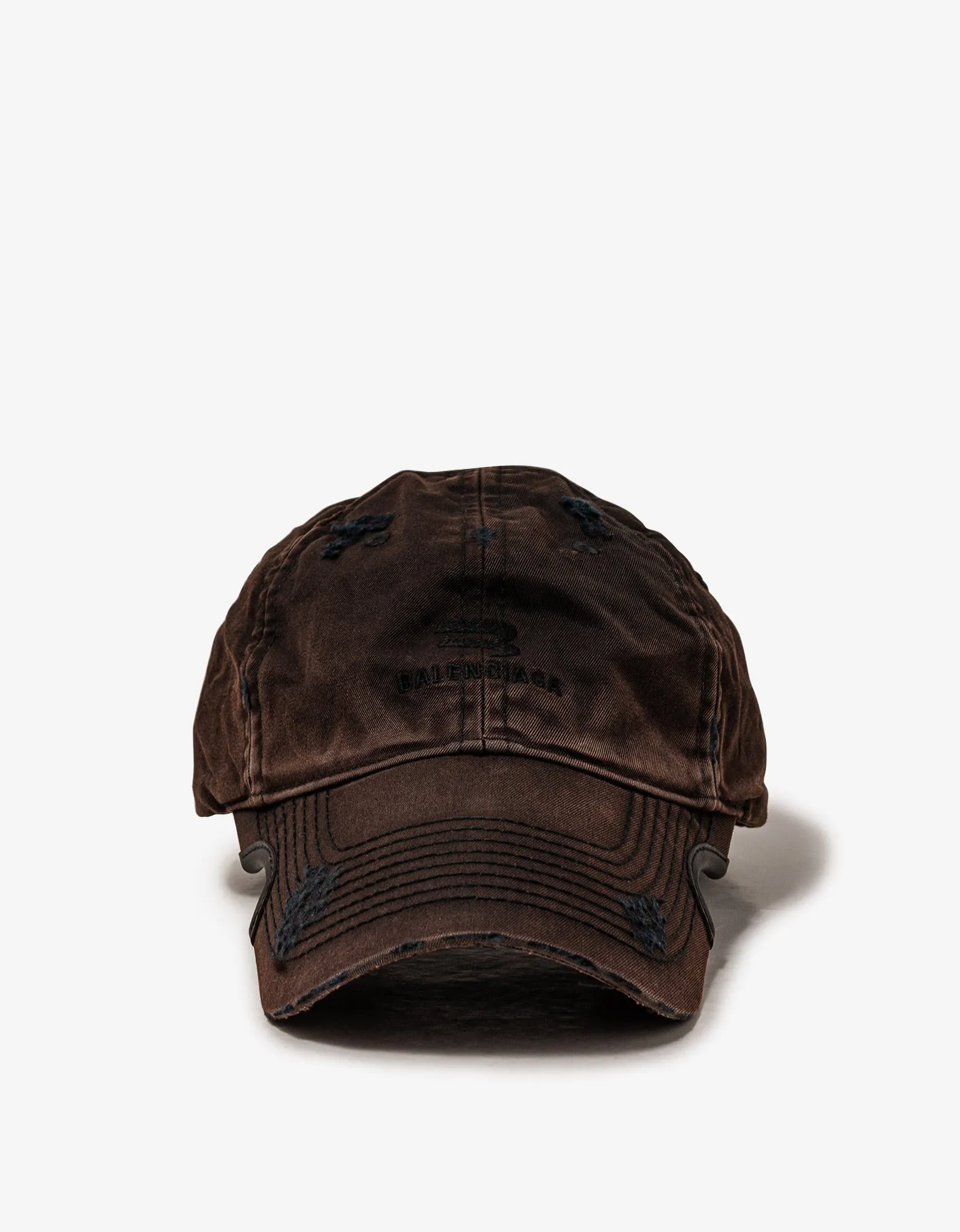 Balenciaga Black Sporty B Sunfaded Cap