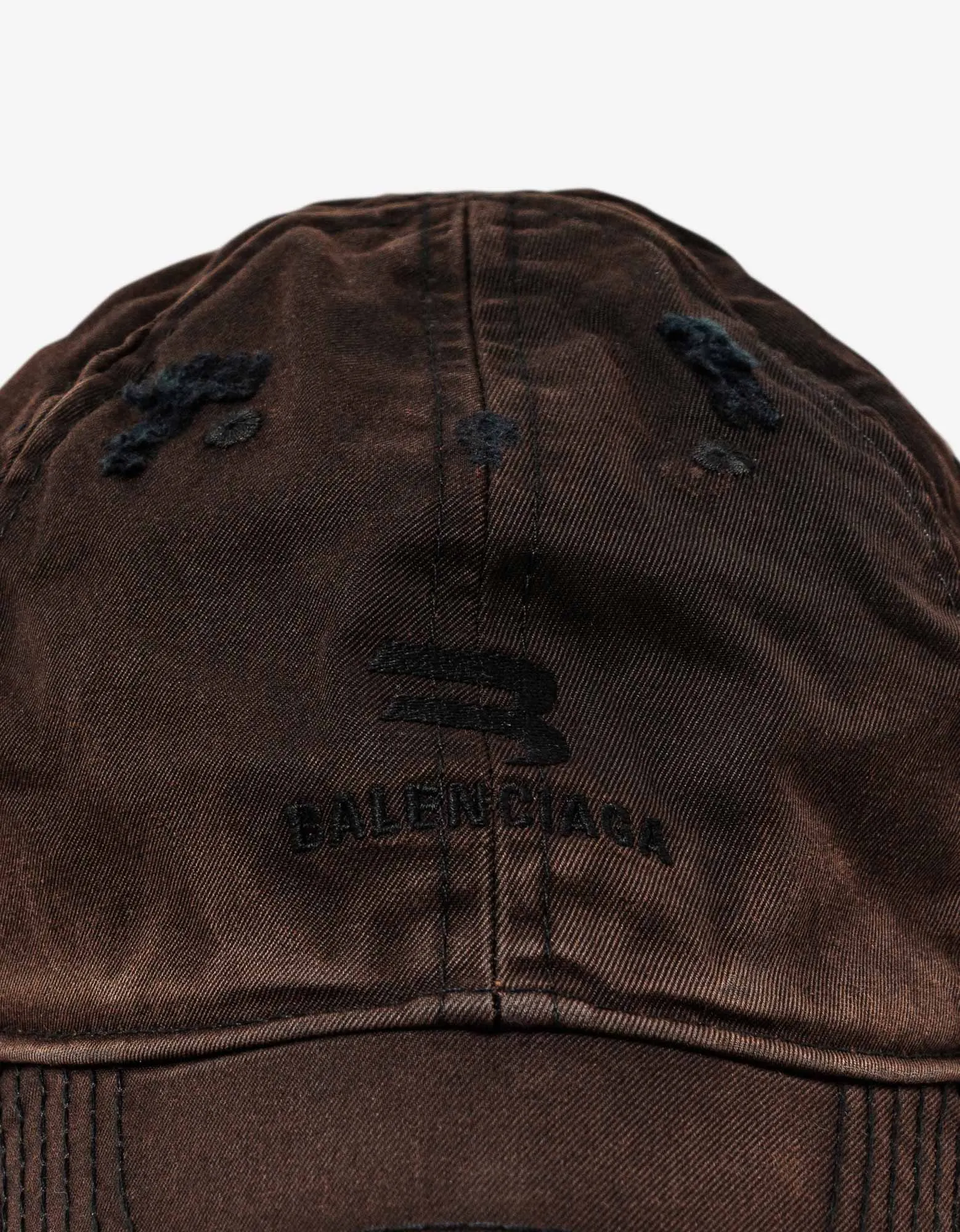 Balenciaga Black Sporty B Sunfaded Cap