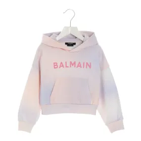 BALMAIN KIDS Logo Print Hoodie