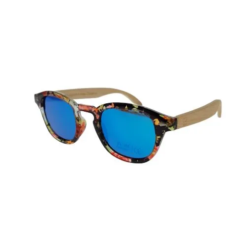 Bamboo Blonde Small Floral Sunglasses