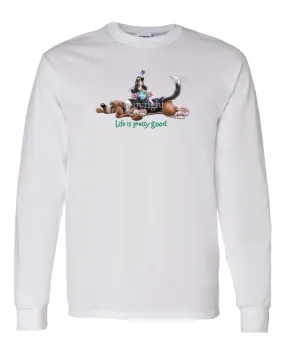 Basset Hound - Life Is Pretty Good - Long Sleeve T-Shirt