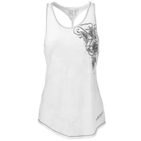 Better Bodies Burnout T-Back - White