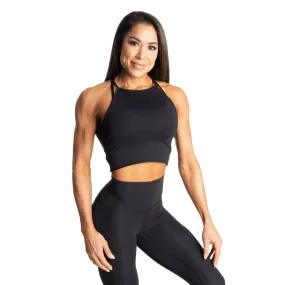 Better Bodies Performance Crop Halter -  Black