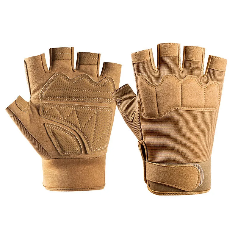 Biking Fitness Half Fingers Tactical Gloves