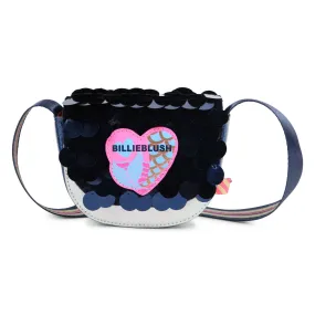 Billieblush Girls Navy Sequinned Bag U20614