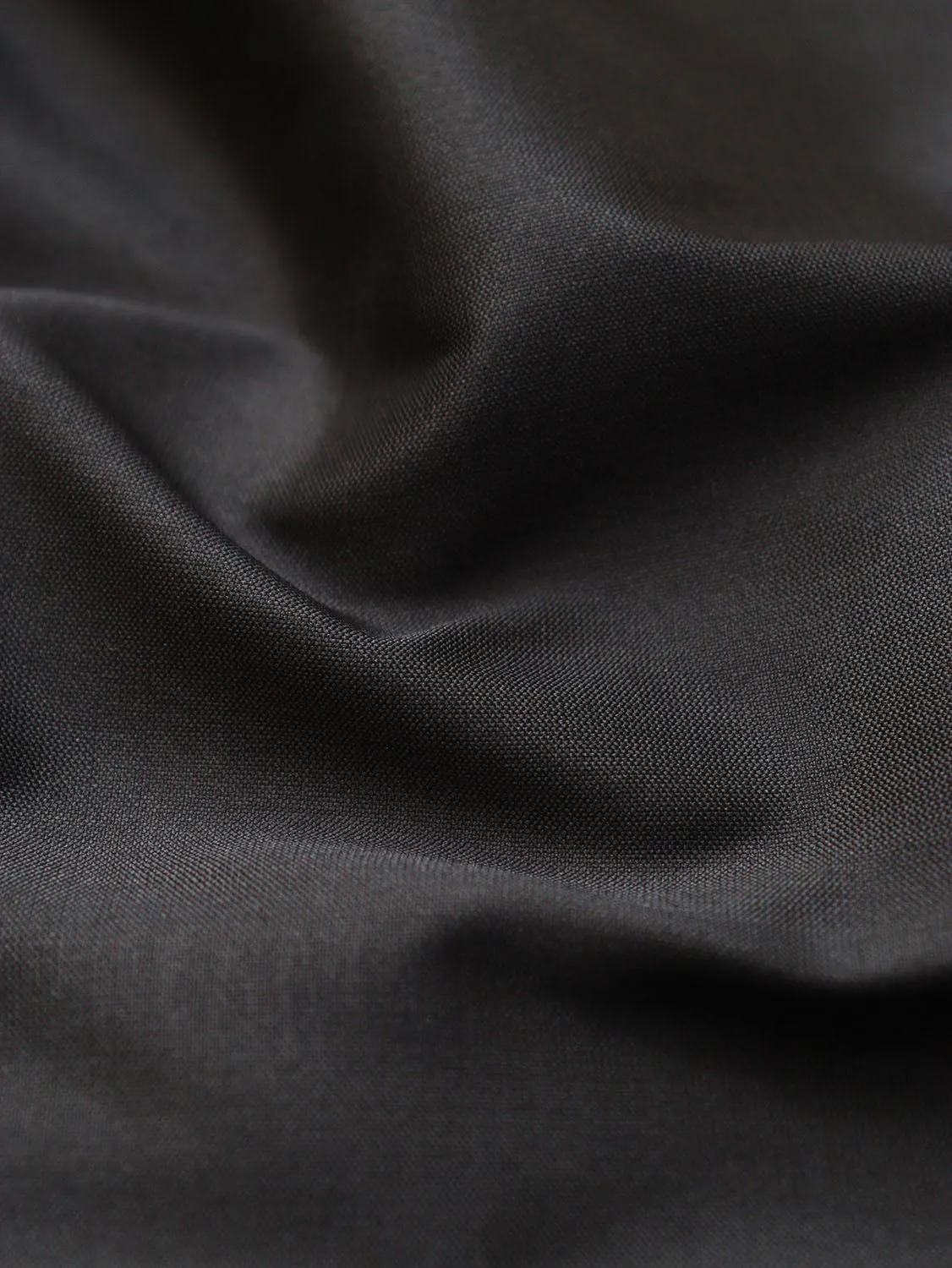 Black Plain Silk Fabric ( 1 Mtr )