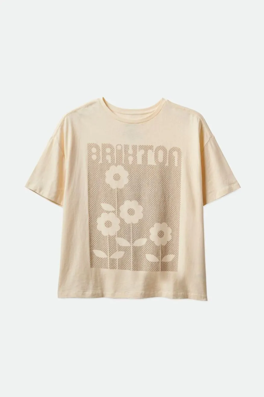 Blossom Oversized Boyfriend Tee - Dove