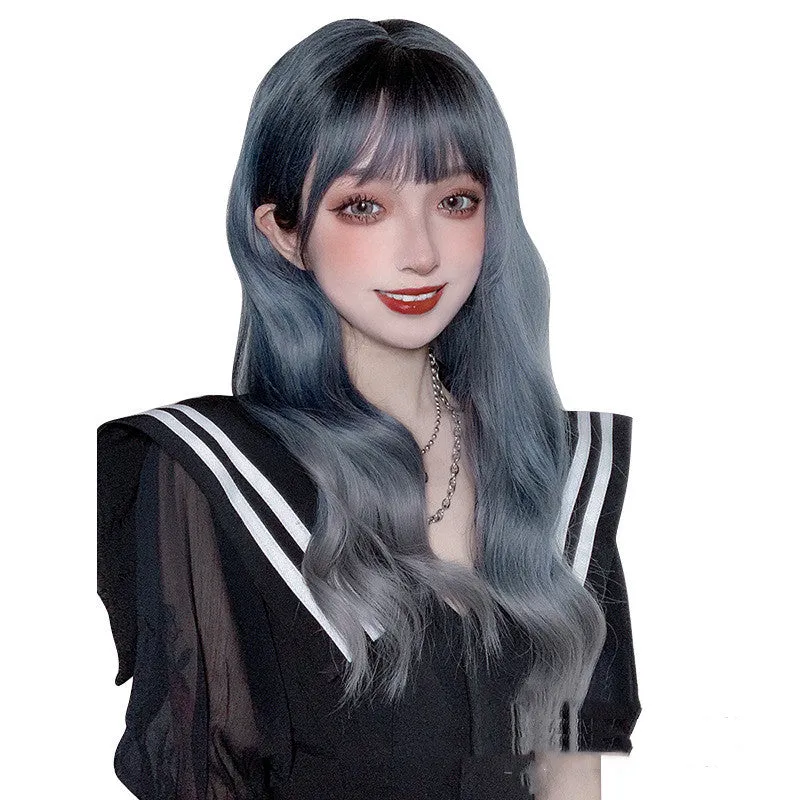 blue gradient wig KF82545