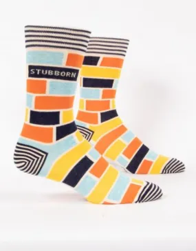 Blue Q - Stubborn M-Crew Socks