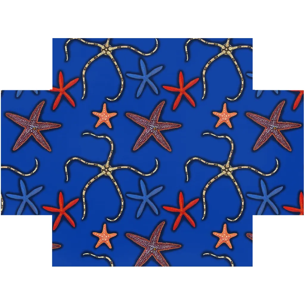 Blue Starfish Crib Sheet