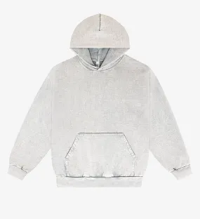 Box Baggy Fit Hoody [ Mineral Washed ] Lime Stone