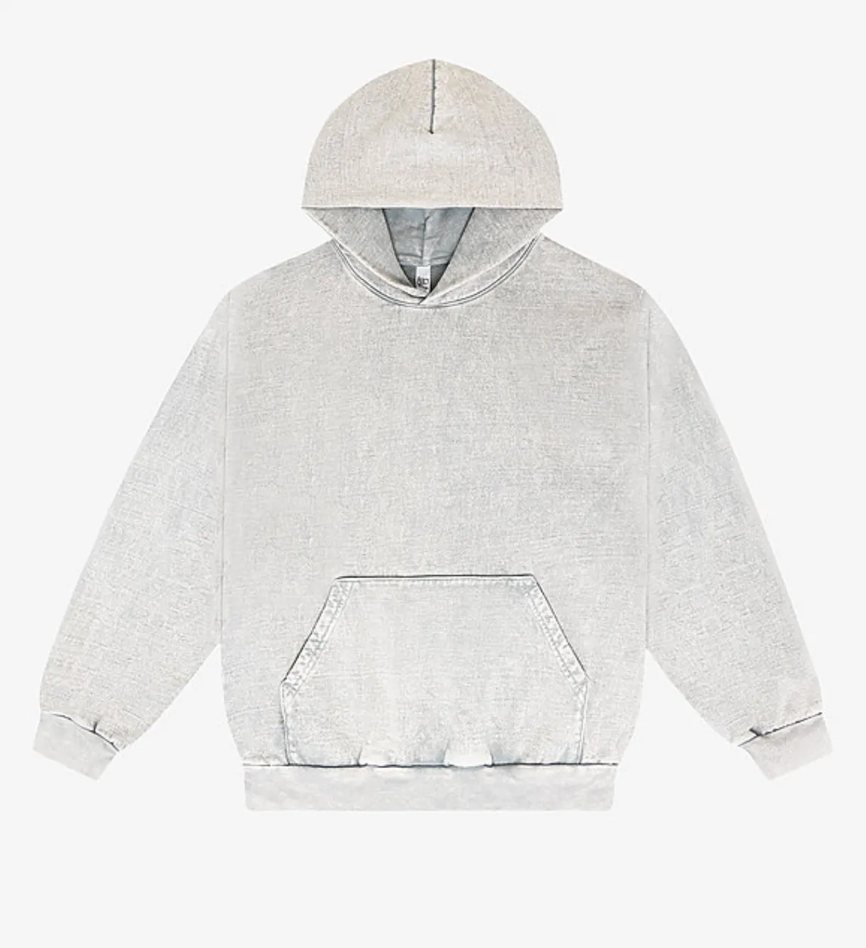 Box Baggy Fit Hoody [ Mineral Washed ] Lime Stone