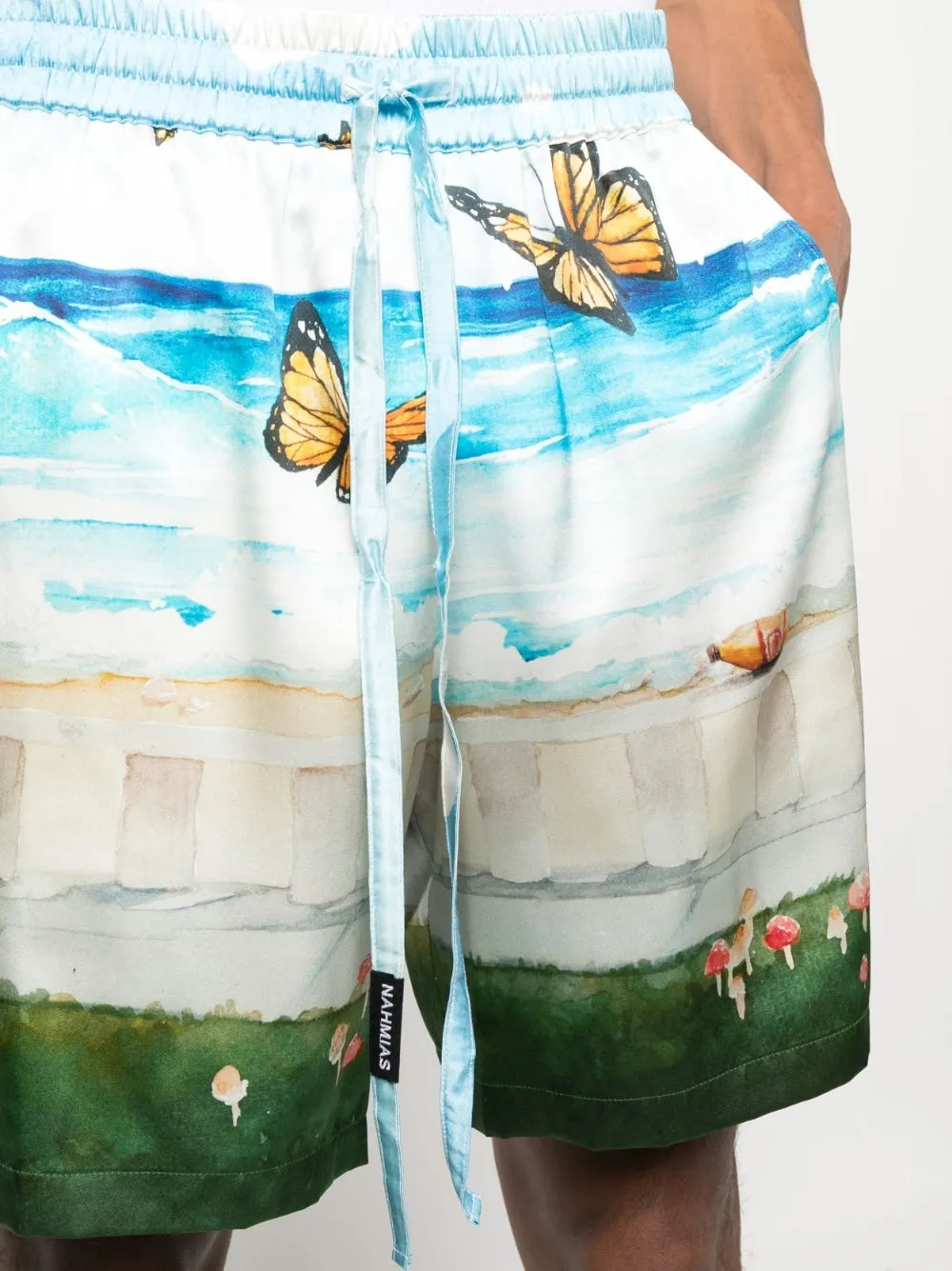 Butterfly Beach Silk Shorts