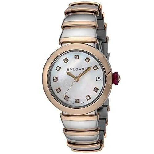 BVLGARI LUCEA AUTOMATIC 33 MM WOMEN WATCH LU33WSPGSPGD/11