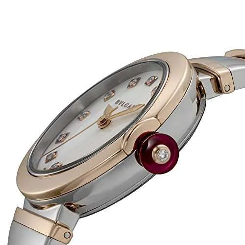 BVLGARI LUCEA AUTOMATIC 33 MM WOMEN WATCH LU33WSPGSPGD/11