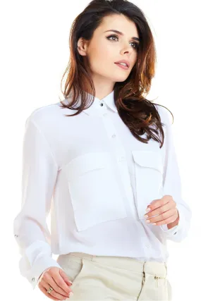 Camicia a manica lunga  model 129926 awama