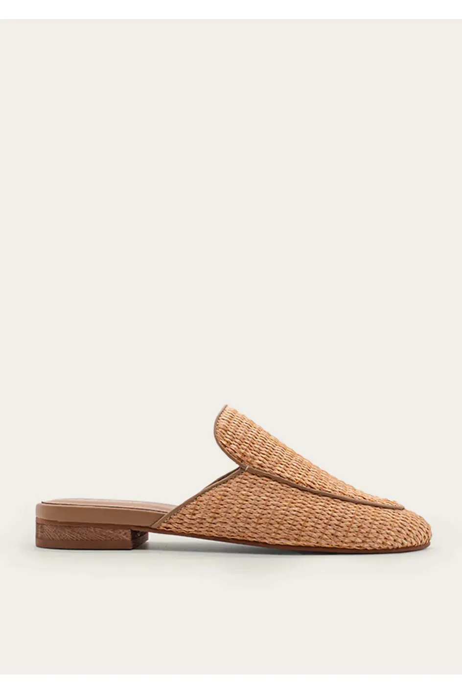 Caramel Jaspe Basket Weave Mule