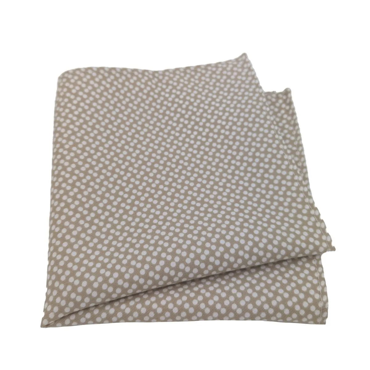 Champagne Dotty Pocket Square