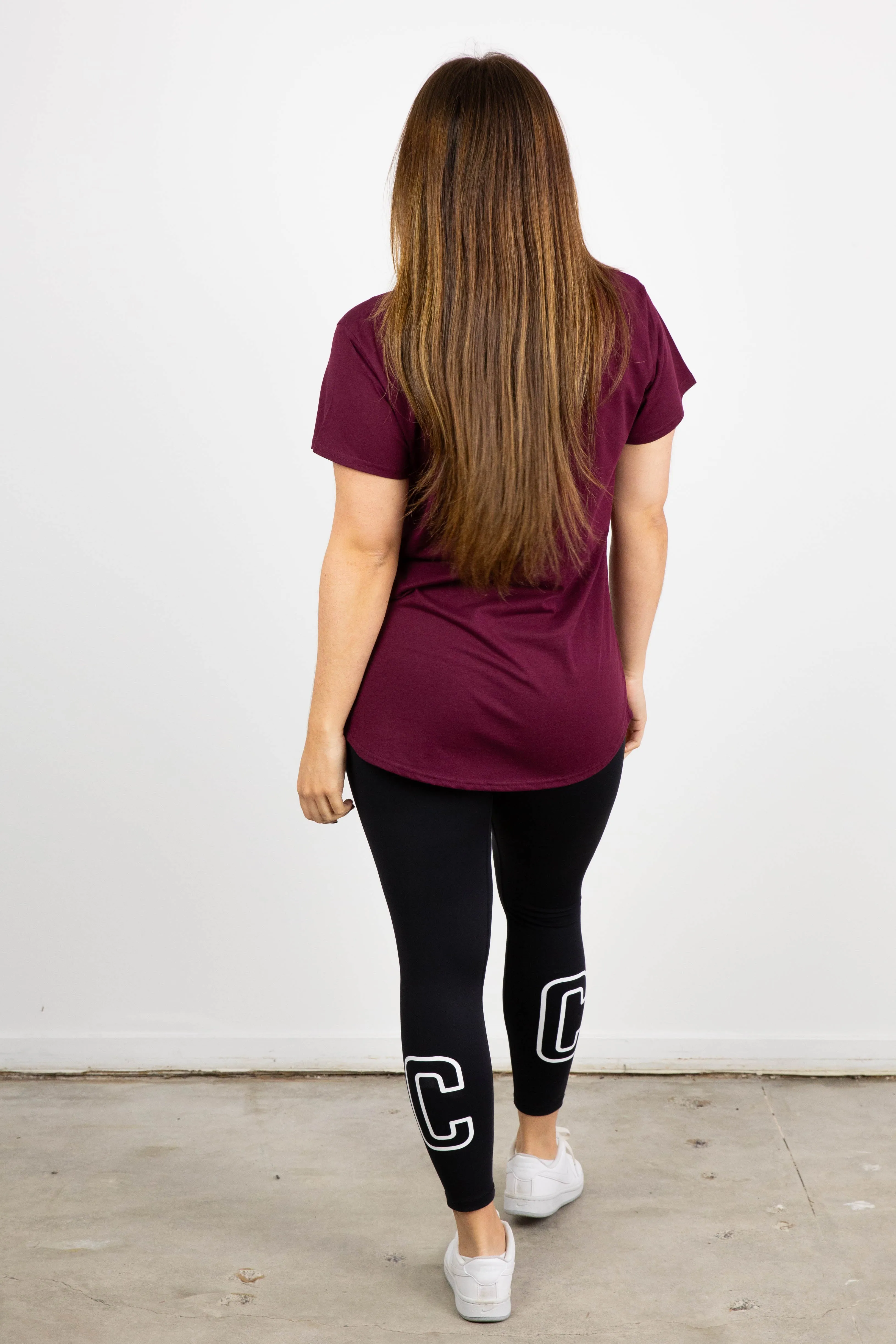 CHINGA  T-SHIRT BURGUNDY