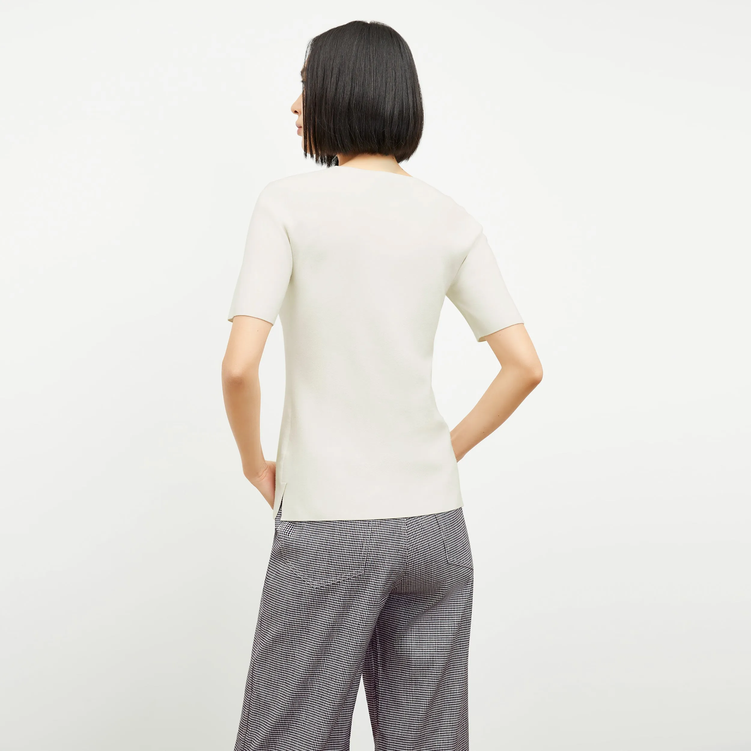 Choe Top - Eco 365Knit :: Ivory